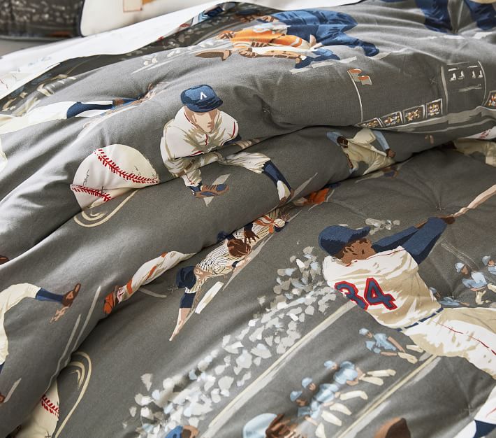 Kids store baseball bedding