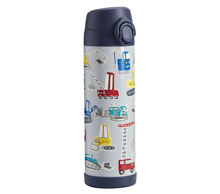 Mackenzie Gray Blue Hot Wheels® Kids Water Bottles & Thermos