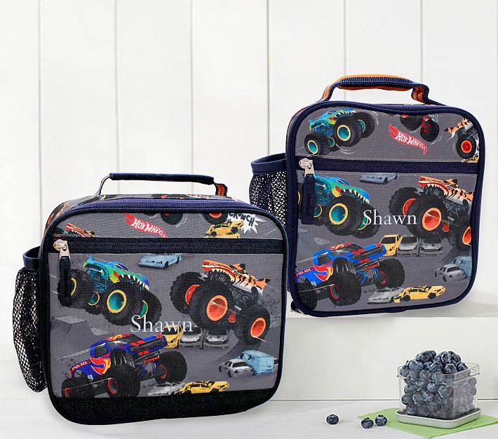 Bentology Lunch Box Set for Kids - Boys Insulated Lunchbox Tote, Water  Bottle, and Ice Pack - 3 Pieces - Monster Truck