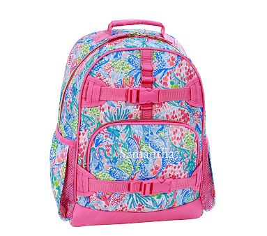 Mackenzie Lilly Pulitzer Mermaid Cove Backpacks | Pottery Barn Kids