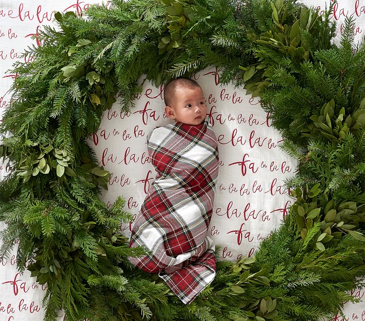 Newborn discount christmas swaddle