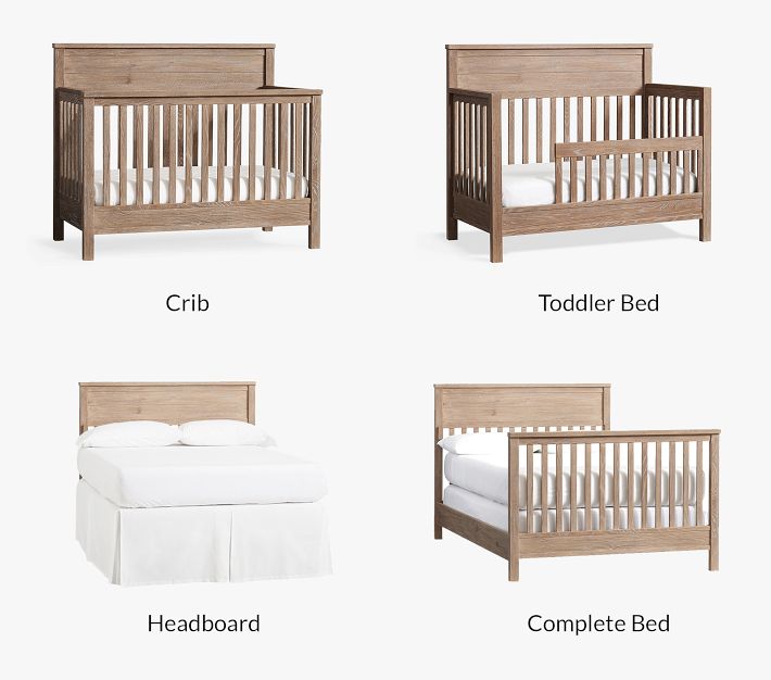 Charlie 4in1 Convertible Baby Crib Pottery Barn Kids
