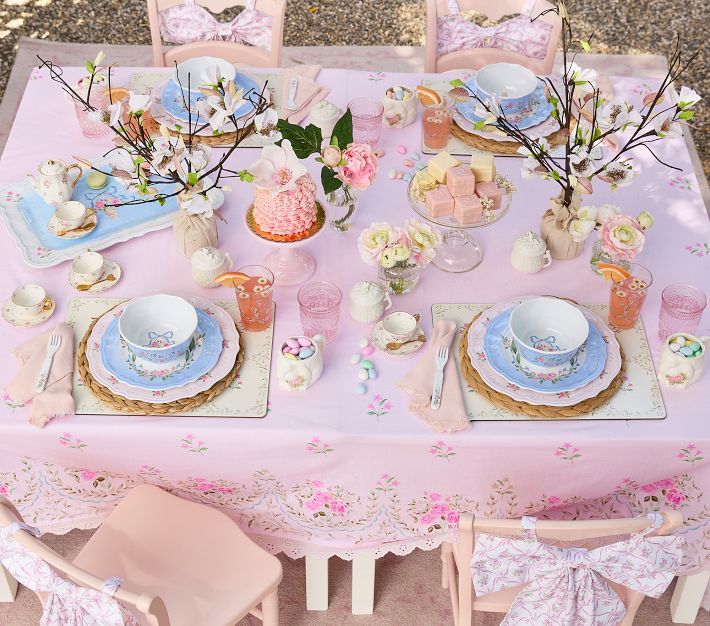 LoveShackFancy Floral Tea Party Set | Pottery Barn Kids