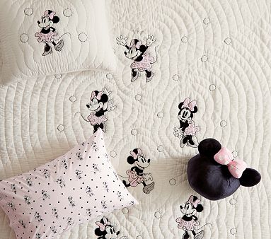Disney Minnie Mouse Quilt & Shams | Pottery Barn Kids