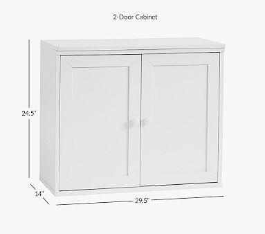 Cameron 3 x 3 Cubby & Cabinet Wall System | Pottery Barn Kids