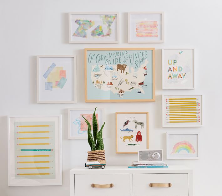 Minted® Animal Kingdom Wall Art by Molly Mortensen Pottery Barn Kids