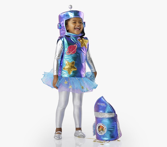 Toddler Light-Up Robot Costume