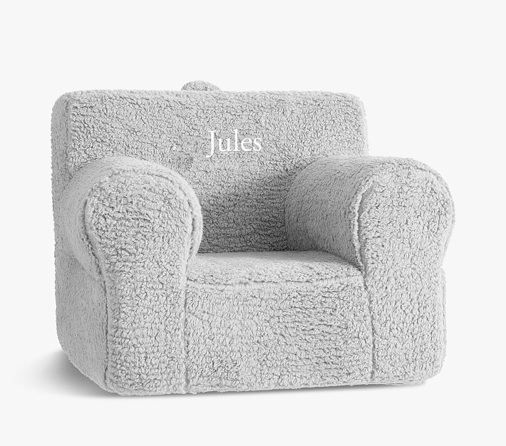 Oversized Anywhere Chair&#174;, Grey Cozy Sherpa