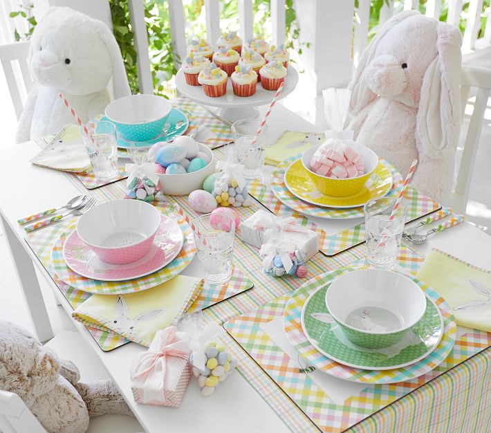 Springtime Bunny Plates Pottery Barn Kids