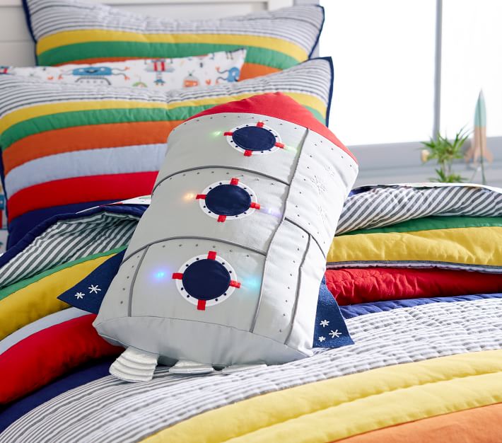 Kids light on sale up cushion