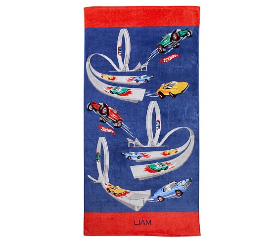 Hot wheels bath online towel