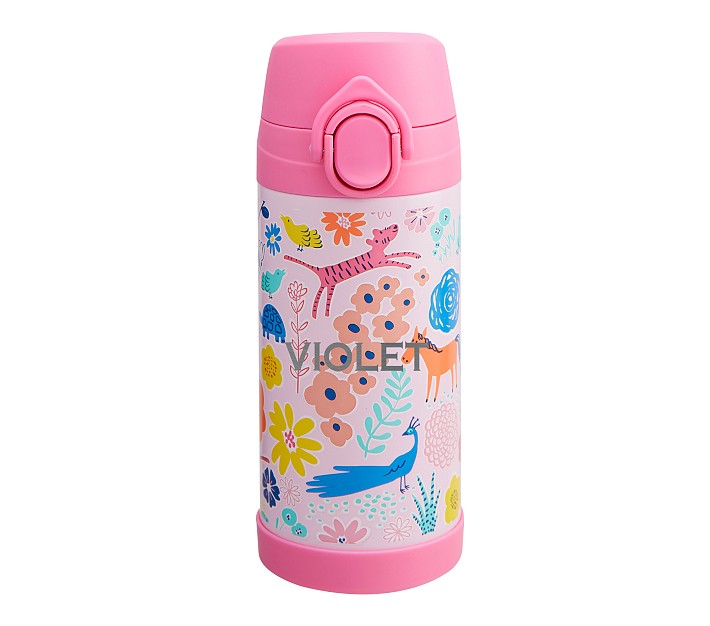 Mackenzie Pink Sasha's Garden Water Bottle