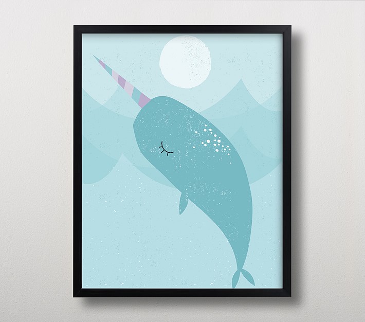 Minted&#174; Narwhal Dream Framed Art by Angela Thompson