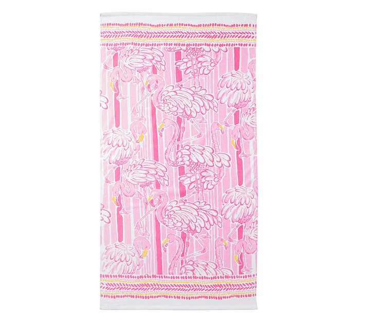 Lilly Pulitzer Flamingo Kid Beach Towel