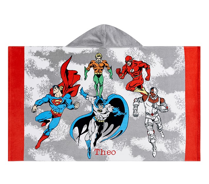 Justice League&#8482 Kid Beach Hooded Towel