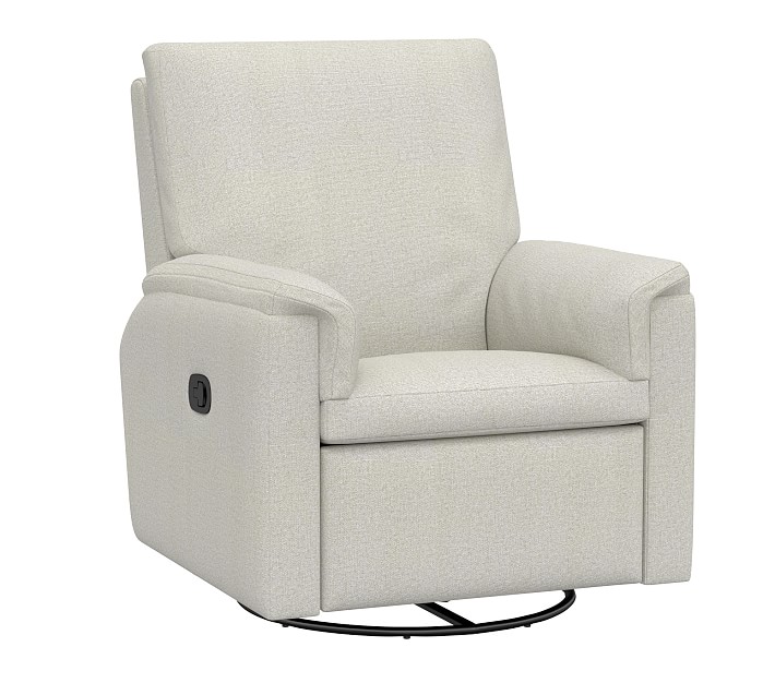 Pottery barn swivel top recliner