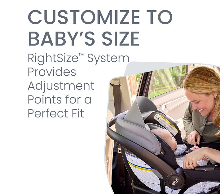 britax car seat size chart
