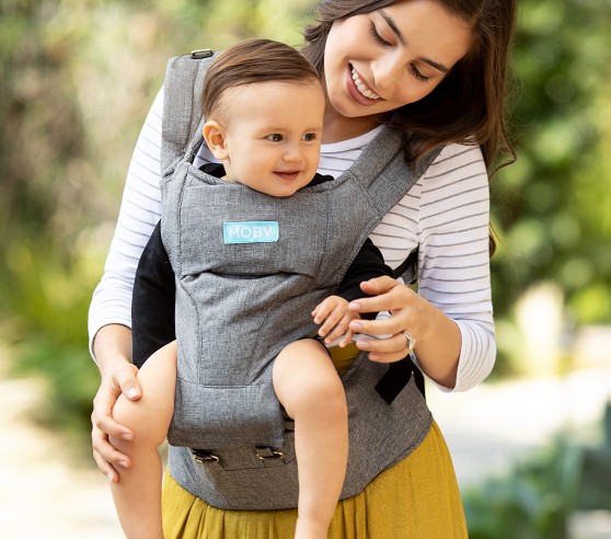 Babyhug Imperial 5-in-1 Baby Carrier with Hip Seat: Front, back & hip carrying positions, Adjustable head support, Padded straps, Breathable fabric, Pressure-relieving waist belt, Side storage pockets, Supports up to 15kg- Grey