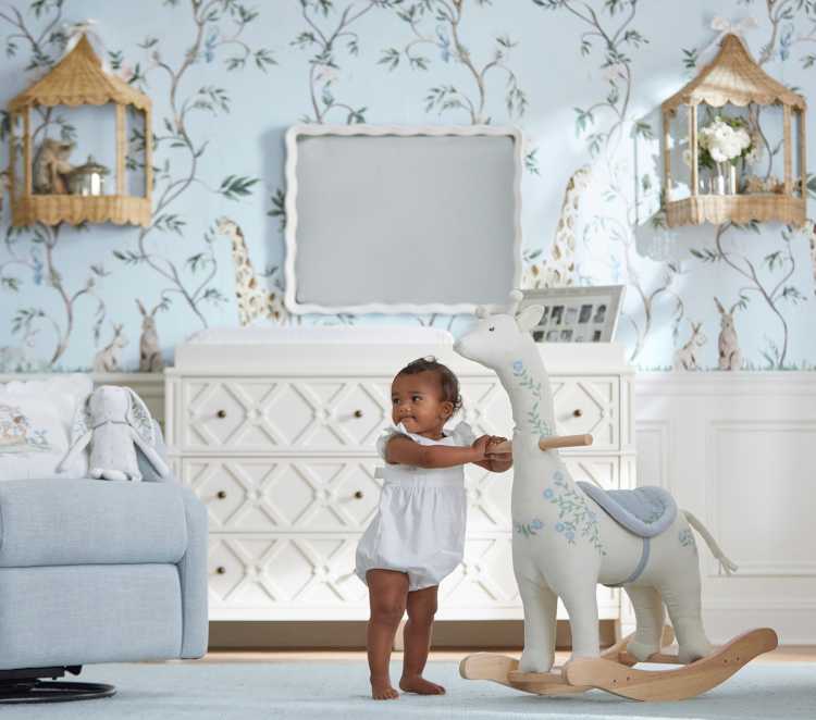 AERIN Silver First Year Frame Pottery Barn Kids