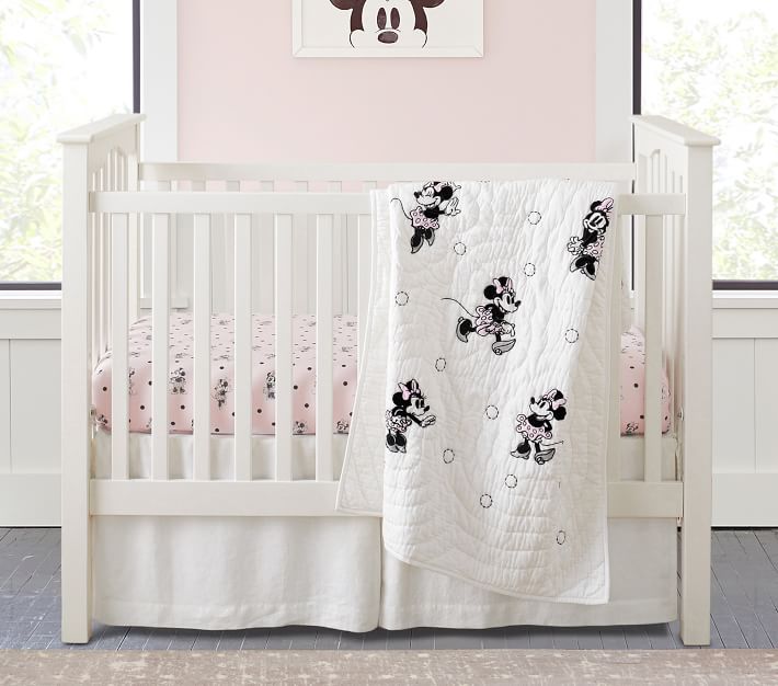 Minnie mouse cheap infant bedding set