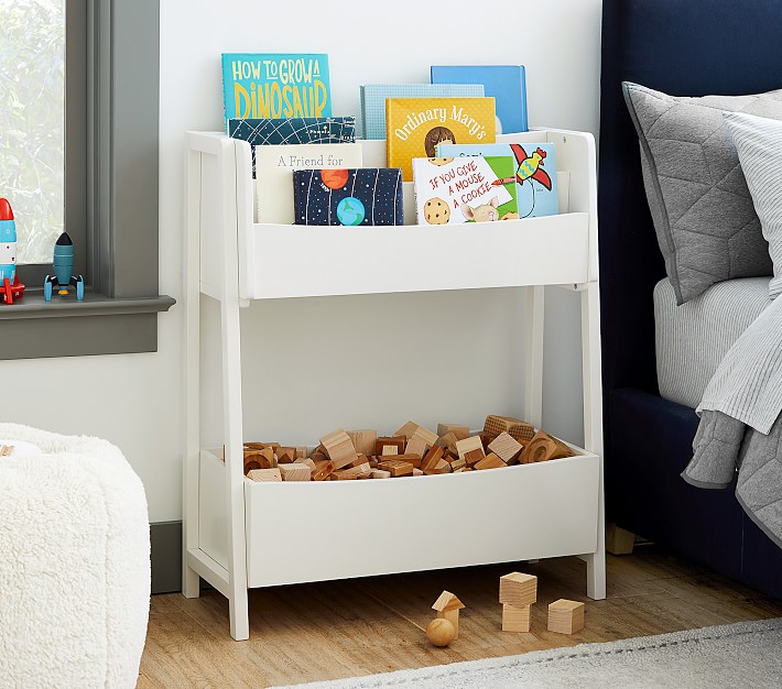 Angled bookcase clearance pottery barn