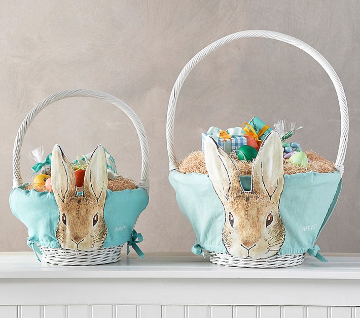 Peter Rabbit&#8482; Aqua Rabbit Easter Basket Liners