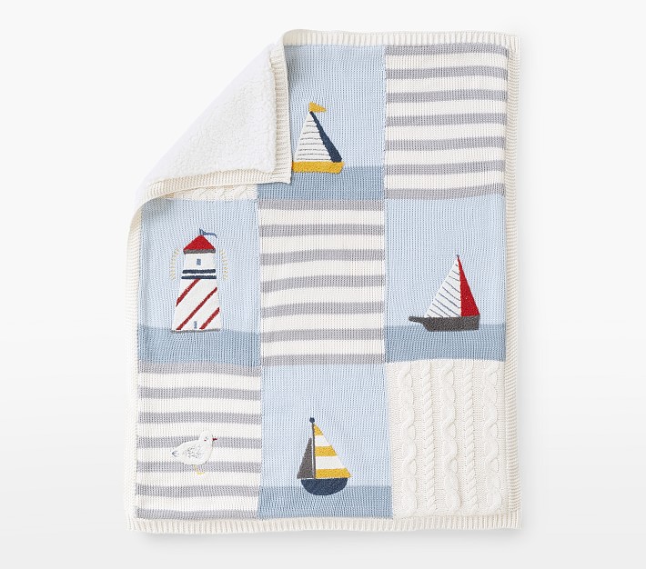 Nautical store receiving blankets