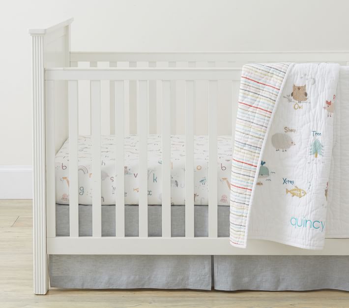 Quincy Abc Baby Quilt Pottery Barn Kids