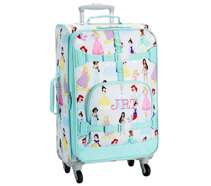 Aqua Disney Princess Kids Suitcase | Pottery Barn Kids