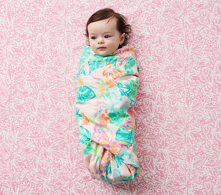 Lilly pulitzer discount muslin swaddle set