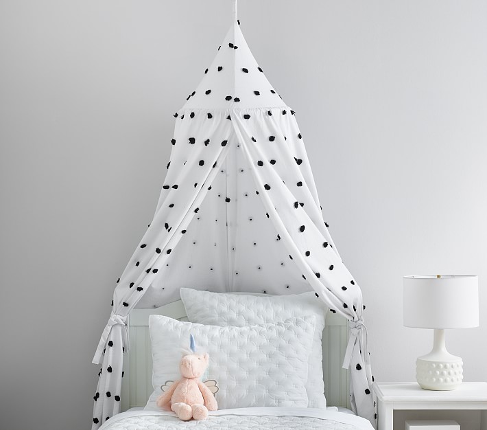 Black And White Tufted Canopy