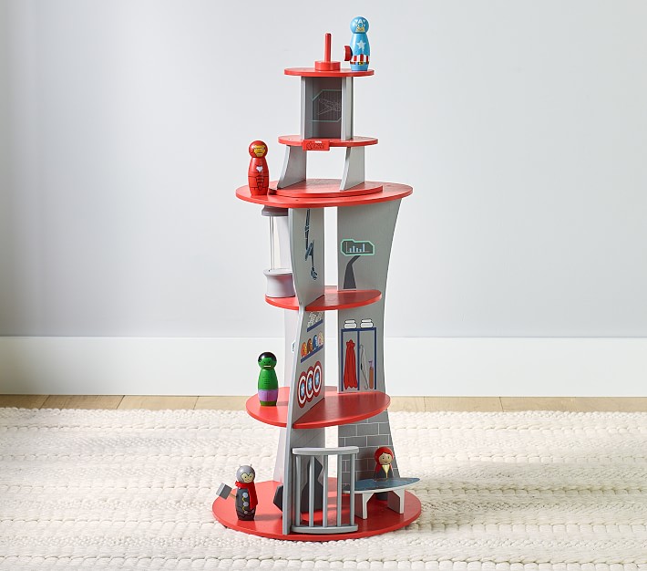 Avengers hot sale tower playset