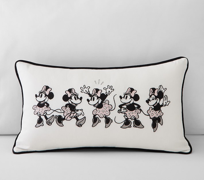 Disney Minnie Mouse Embroidered Pillow
