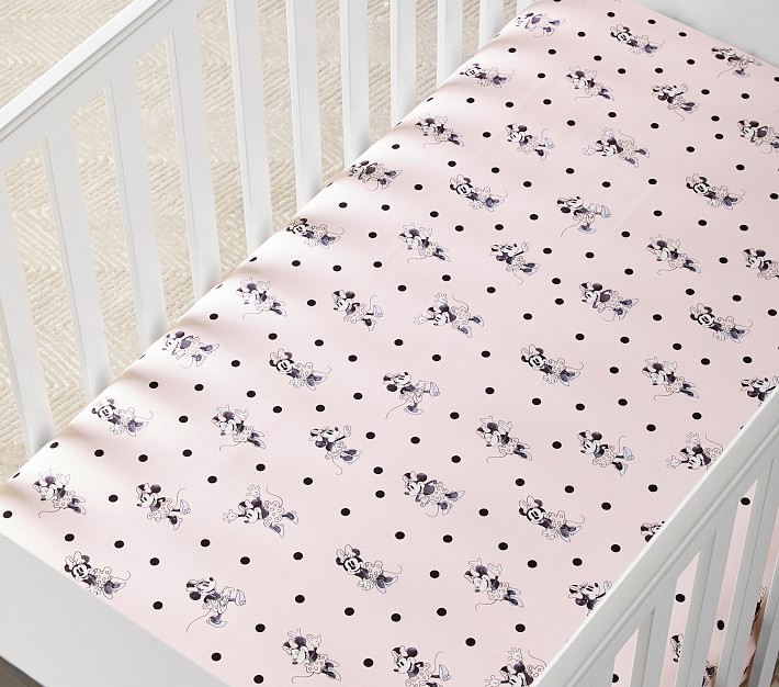 Disney Minnie Mouse Organic Crib Fitted Sheet