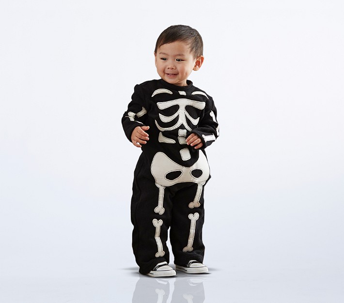 Baby Glow-in-the-Dark Skeleton Halloween Costume