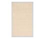 Chenille Jute Thick Solid Border Rug