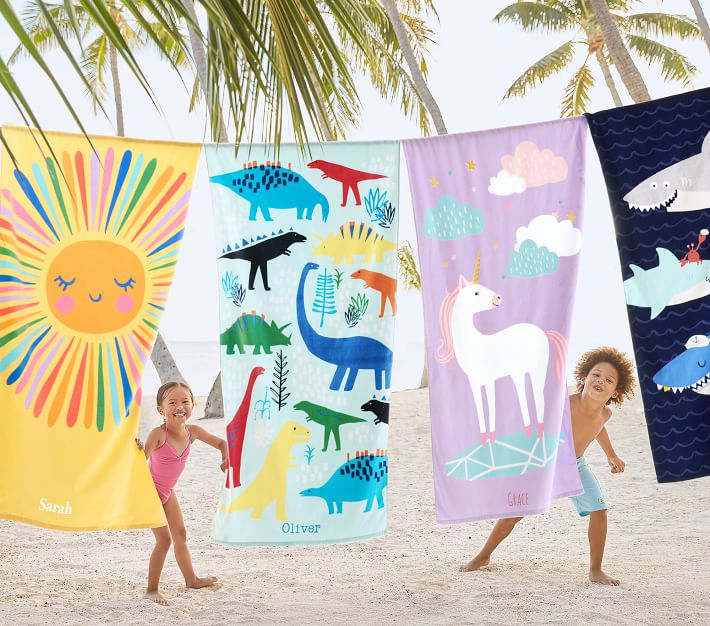 Kids swimming store towels