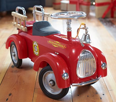 Vintage ride hot sale on fire truck