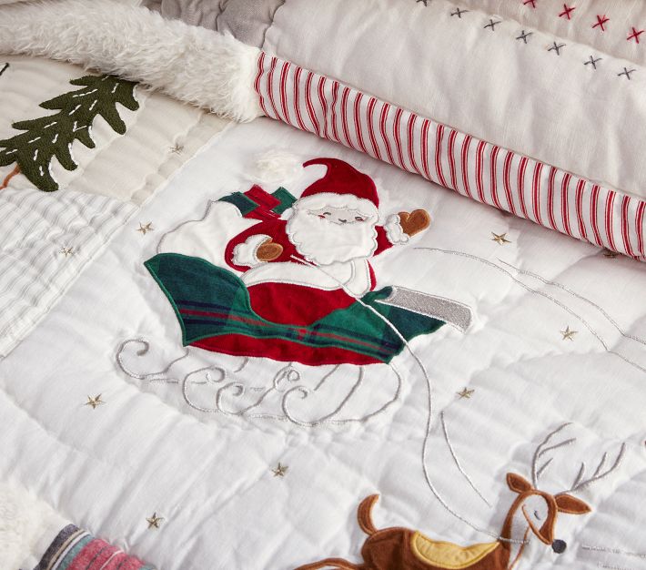 Pottery barn kids outlet christmas quilt