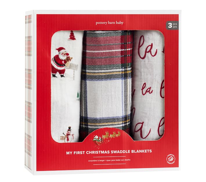 Christmas shop swaddle blanket