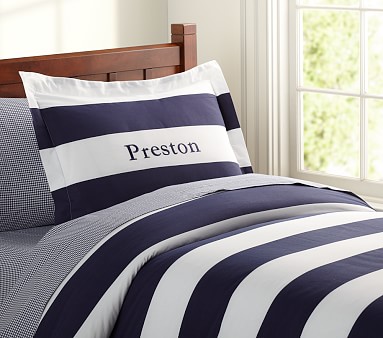 Pottery barn 2025 rugby stripe quilt