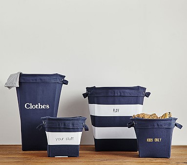 Pottery barn store kids storage bins