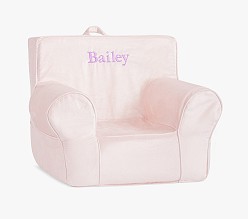 My First Anywhere Chair®, Blush Velvet Slipcover Only