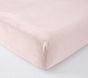 Luxe Solid Chamois Crib Fitted Sheet