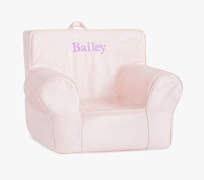 My First Anywhere Chair&#174;, Blush Velvet Slipcover Only
