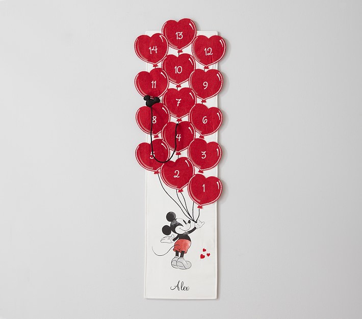 Disney Mickey Mouse Valentines Countdown Calendar