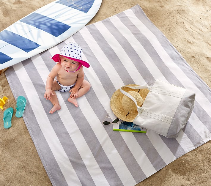 Stripe Family Beach Towel