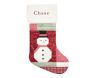 Snowman Heirloom Quilted Christmas Stocking