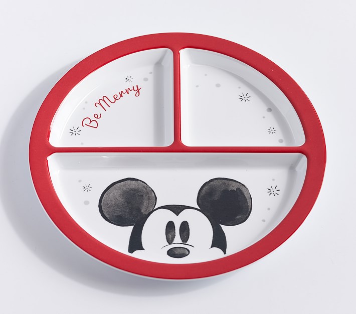 Disney Mickey Mouse Holiday Divided Plate