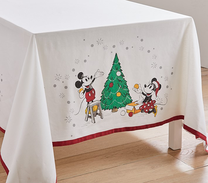 Disney Mickey Mouse Holiday Tablecloth